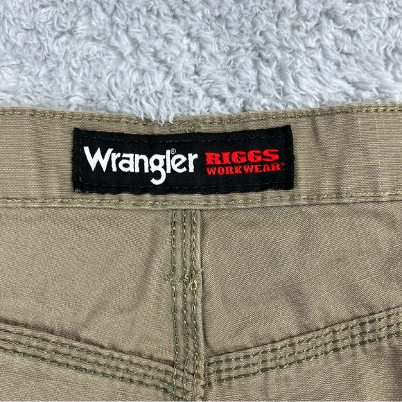 Wrangler Riggs Workwear Ripstop Ranger Utility Cargo‎ Pant Size 46 Bark Color - Picture 2 of 13